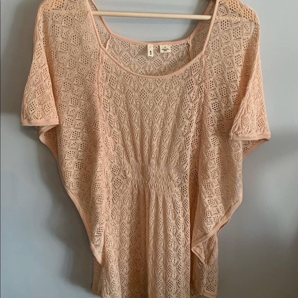 Moth brand. Lightweight, woven, soft, fluttery.